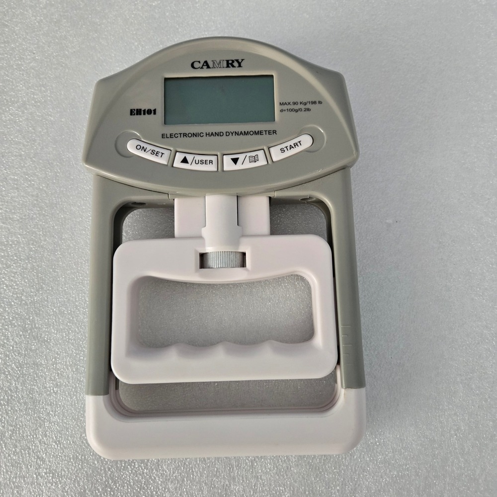 Camry EH101 Electronic Hand Dynamometer Digital Grip Strength Tester 198lb 90kg